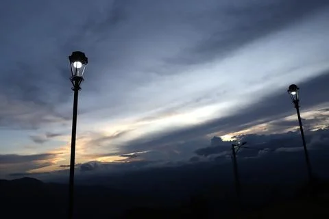 Streetlights Fotos de archivo