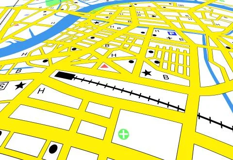 Streetmap Stock-Illustration