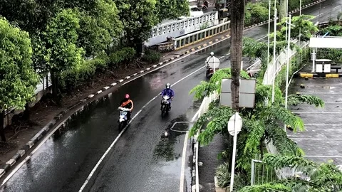 Streets after rain Stock Footage 171054520