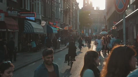 Streets of Amsterdam Stock-Footage 64825897