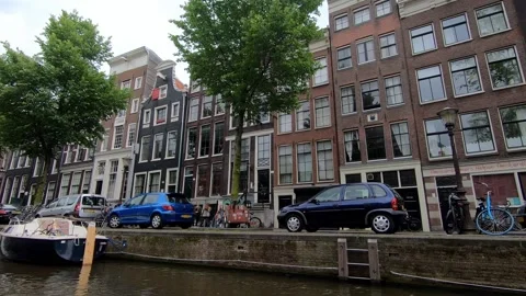 Streets of Amsterdam Stock Footage 205877367