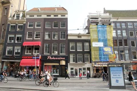 Streets in Amsterdam Stock Photos
