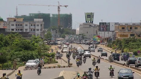 The streets and city Stock Footage 122590342