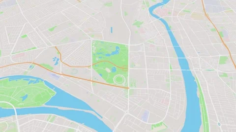 Streets Baghdad map background loop. Spinning around Iraq city air footage... Stock Footage 260446408