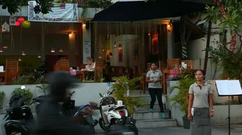 Streets of Bali Stock Footage 22113804