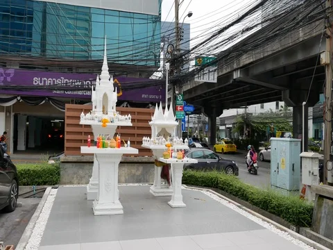 Streets of Bangkok Stock Footage 80738215