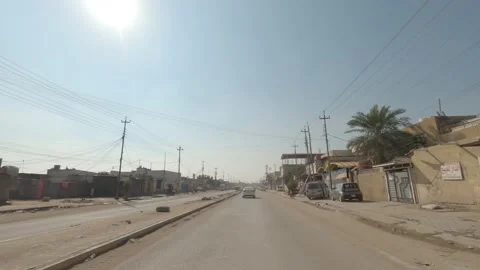 Streets Of Basra, Iraq Stock Footage