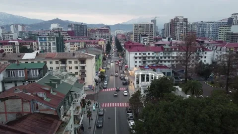 Streets of Batumi Stock Footage 223720878