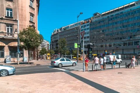Streets in Belgrade Stock Photos