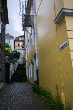 A streets of Bergen Stock-Fotos