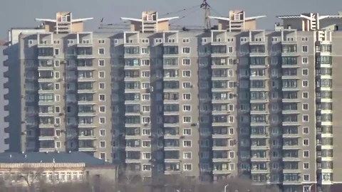 The streets of Blagoveshchensk Stock Footage 69176818