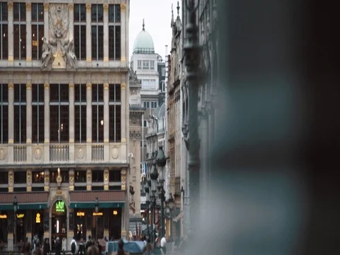 Streets of Brussels. Stock Footage 85224235