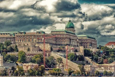 Streets of Budapest Stock Photos