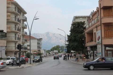 Streets of Budva Stock Photos