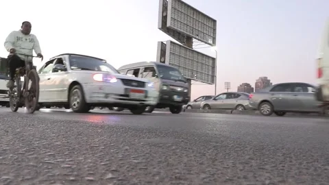 Streets in Cairo Stock Footage 269438951