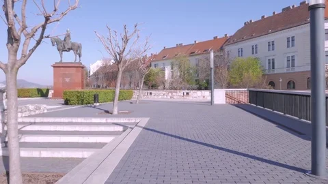 Streets of the Castle District, Budapest Stock Footage 83671215