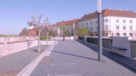 Streets of the Castle District, Budapest Stock Footage 83671278