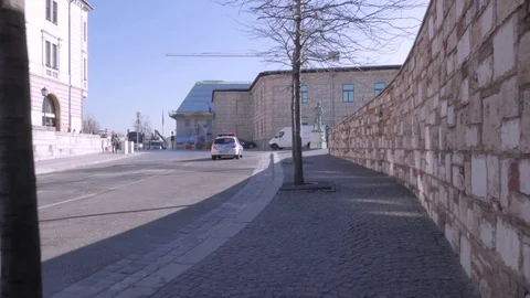Streets of the Castle District, Budapest Stock Footage 83761972