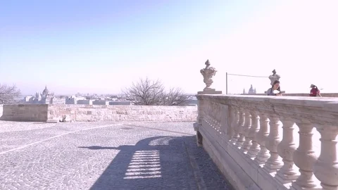 Streets of the Castle District, Budapest Stock Footage 83762104