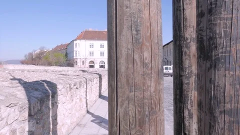 Streets of the Castle District, Budapest Stock Footage 83762314