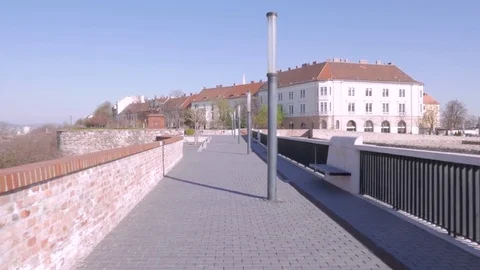 Streets of the Castle District, Budapest Stock Footage 83769693