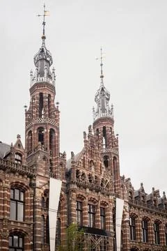 Streets of central Amsterdam 4 Stock Photos