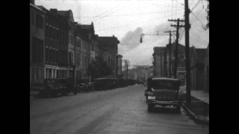 Streets of Charleston 1933 Stock Footage 197379482