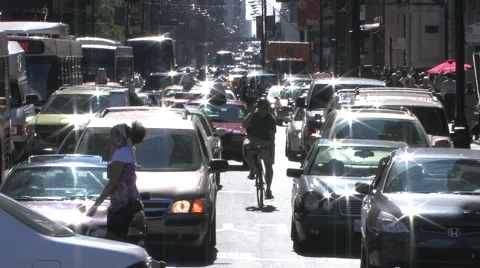 Streets of Chicago Stock Footage 1059206