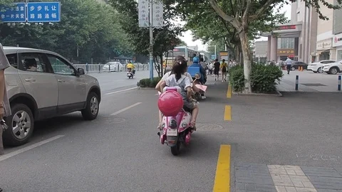 Streets of China 22 Video stock 106587856