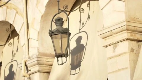 Streets of Corfu Town, architecture of Corfu old town, Greece. 動画素材 141606367