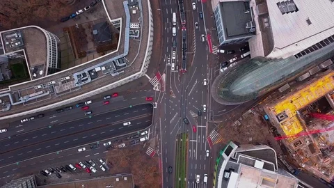 Streets Crossing In Cologne Stock Footage 99378394
