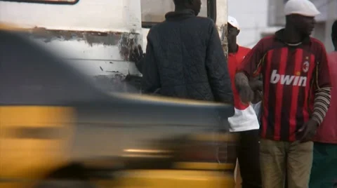 Streets of dakar, senegal Stock Footage 10719516
