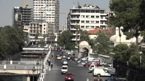 The Streets of Damascus Stock Footage 273906623