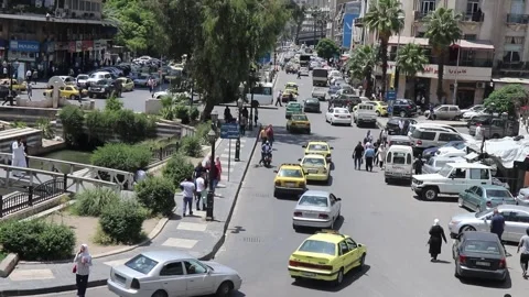 The Streets of Damascus Video stock 273909590