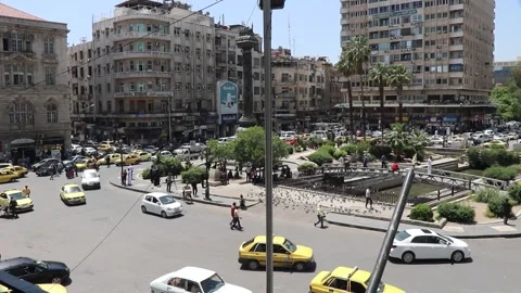 The Streets of Damascus Video stock 273909607