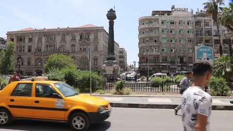 The Streets of Damascus Video stock 273909937