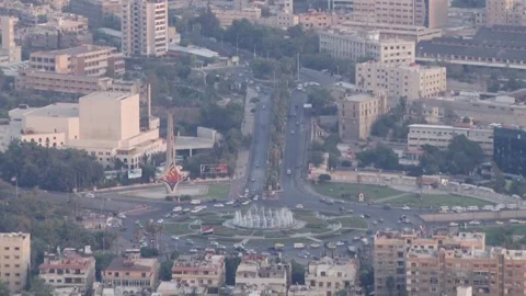 The Streets of Damascus Video stock 273910024