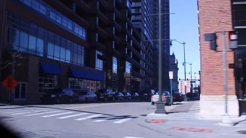 Streets of Detroit Stock Footage 101442499
