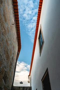 The streets downtown Vila Nova de Gaia, Portugal Stock Photos