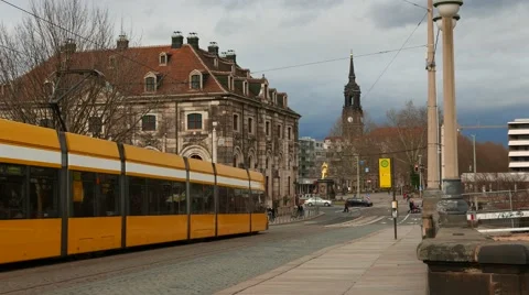 The streets of Dresden Stock-Footage 46759149