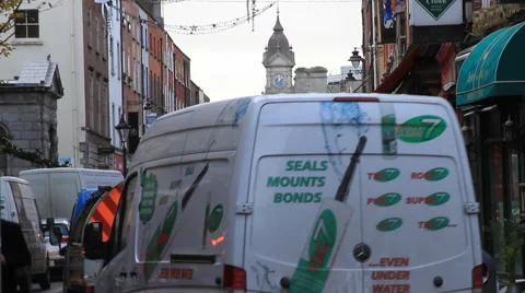 The streets of Dublin Stock Footage 44882145