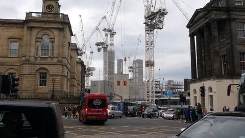 Streets of Edinburgh. Stock Footage 113359291