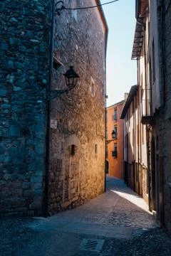 Streets of Girona Stock Photos