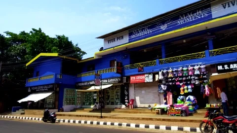Streets Of Goa India Stock Footage 88353470