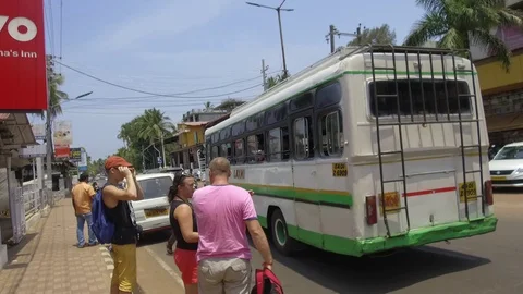 Streets Of Goa India Stock Footage 88387243