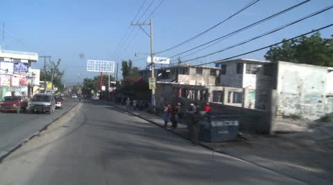 Streets of Haiti Stock Footage 23936316