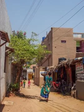 Streets of Hampi Stock Photos
