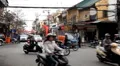 Streets of Hanoi in a busy day, Motocycles and cars traffic in Old Town, Vietnam HD Footage