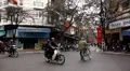 Streets of Hanoi in a busy day, Motocycles and cars traffic in Old Town, Vietnam HD Footage