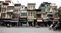 Streets of Hanoi in a busy day, Motocycles and cars traffic in Old Town, Vietnam HD Footage